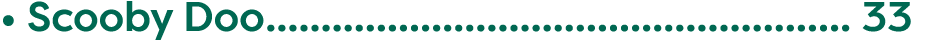 • Scooby Doo 33