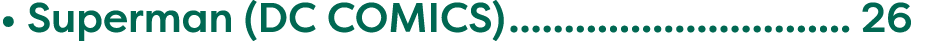 • Superman (DC COMICS) 26