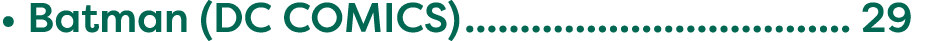 • Batman (DC COMICS) 29